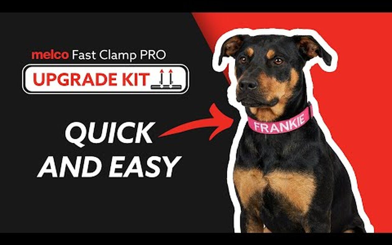 Embroider A Dog Collar on the Melco SUMMIT Machine Using The MFC PRO Upgrade Kit