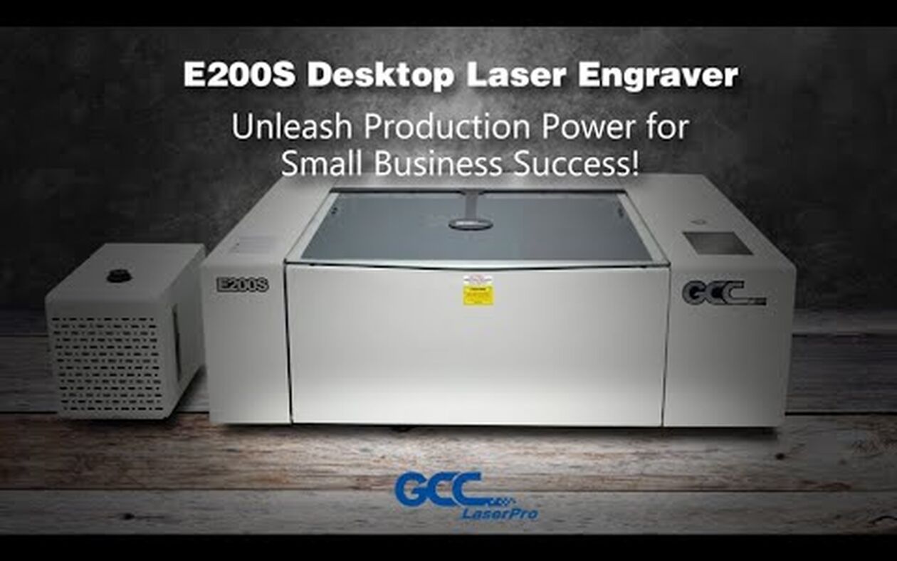 GCC Desktop Laser Engraver E200S I GCC LaserPro(full-length version)