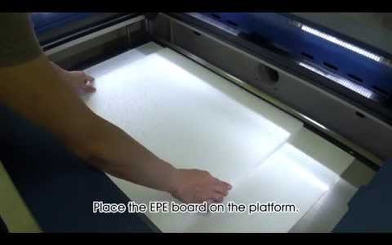 GCC LaserPro---EPE Cutting by Laser Cutting Systems