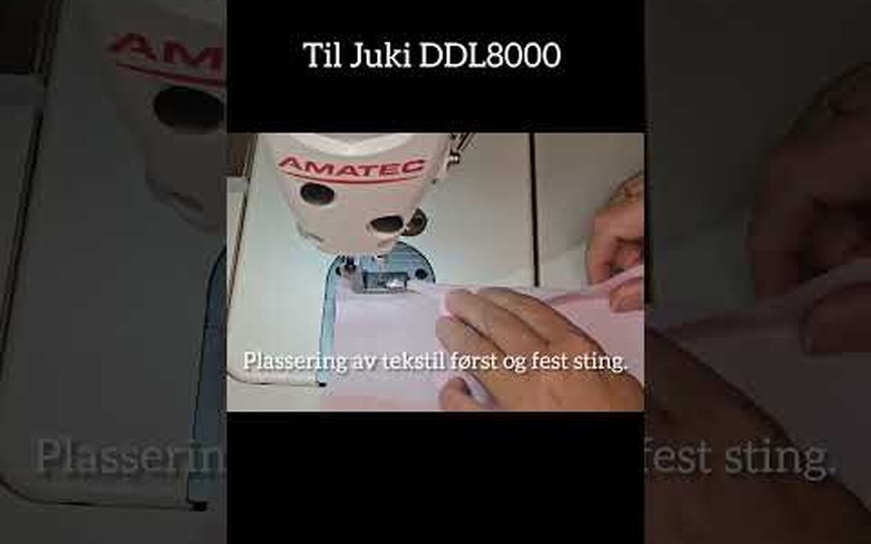 Faldelabb Juki rettsøm #sewing #sewinghacks