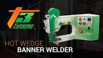 Table Top Hot Wedge Banner Welder Machine | Sign Welding
