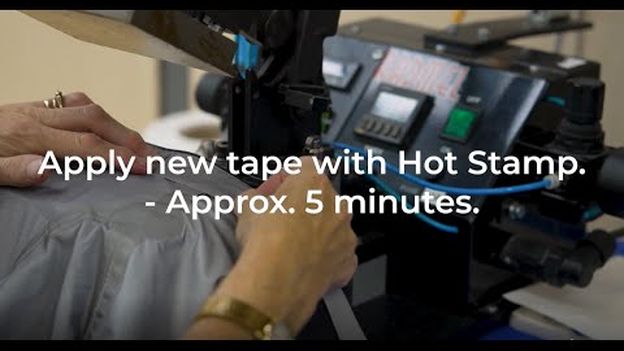 Zip Replacement with seam sealing