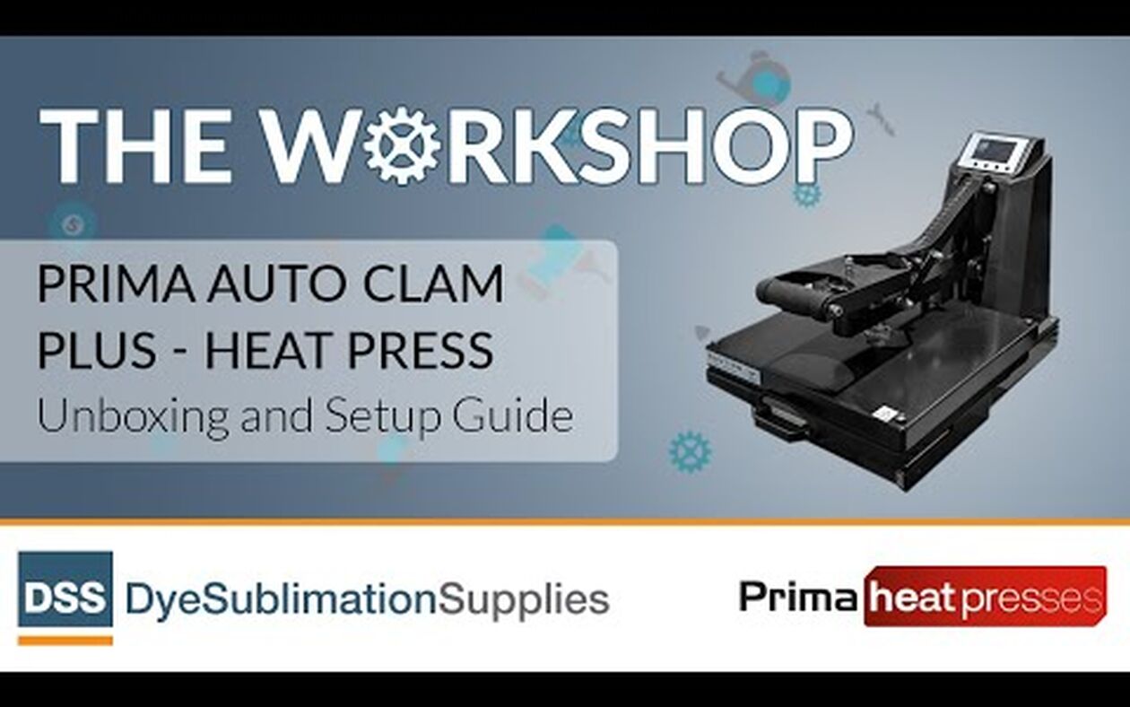 Prima Auto Clam Plus Heat Press - Unboxing and Setup Guide