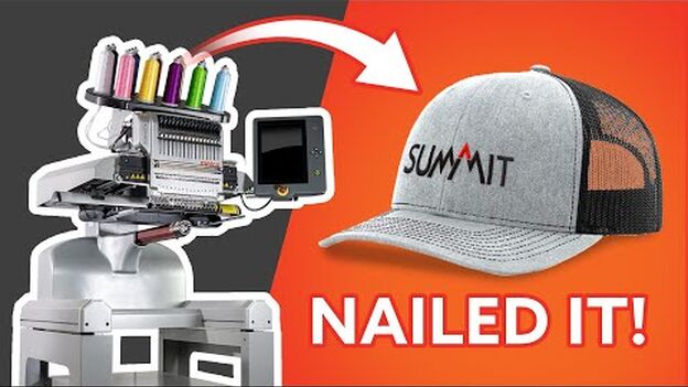 How to Embroider a Cap Start to Finish | Full Tutorial Using the SUMMIT