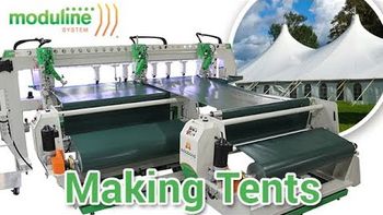 Automated Welding Solution for Making Tents - Moduline I Miller Weldmaster